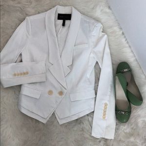 BCBG Maxazria White blazer size S